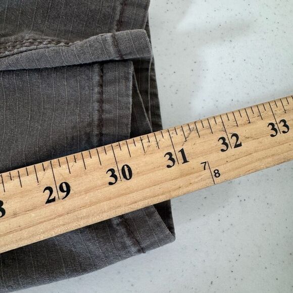 Wrangler Mens Cargo Pants Side Pockets Small Logo Size 38x32 Workwear - Picture 10 of 11